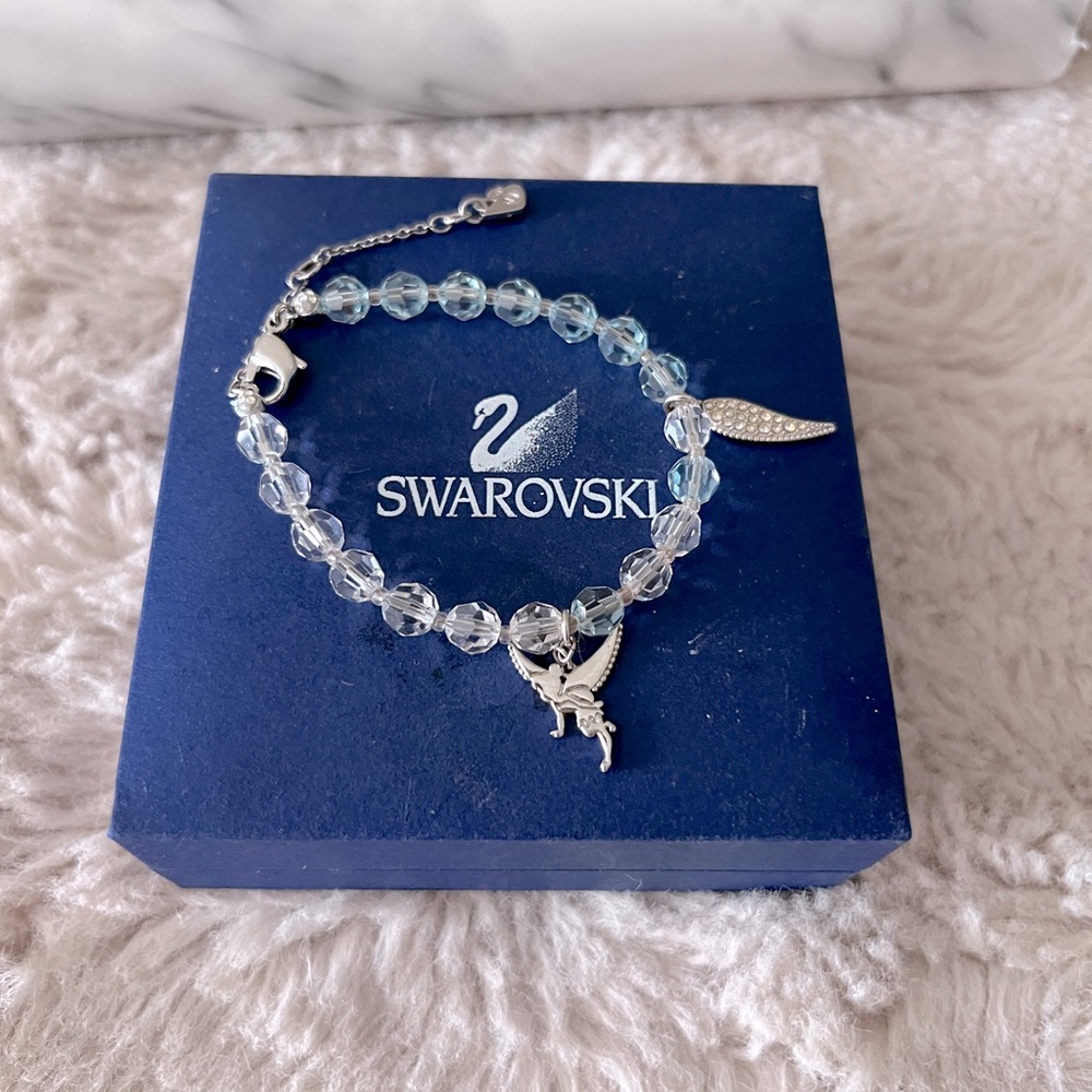 Swarvovski Disney Tinker Bell Crystal Bead Bracelet